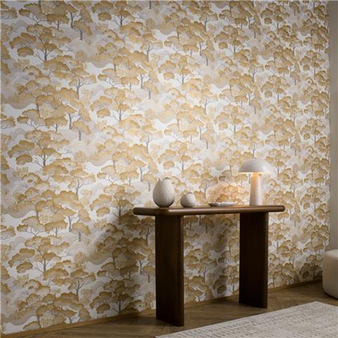 Elle 4 Wallpaper Golden Grove 10448-30 Gold