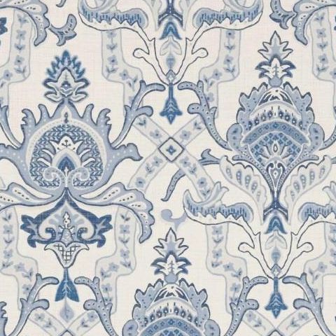 Thibaut Menswear Resource Sakara Wallpaper T1045 Blue and White
