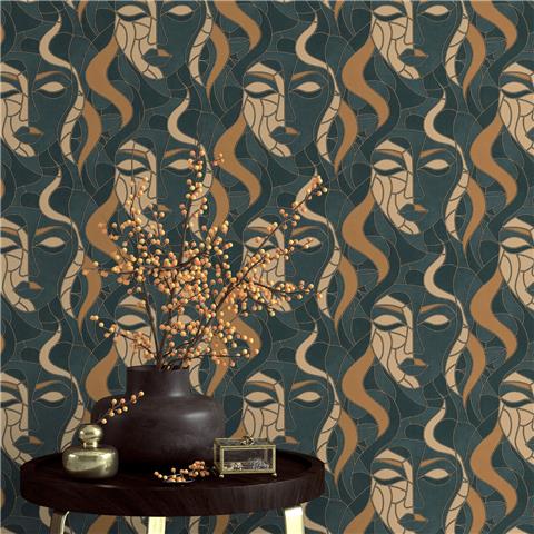 Elle 4 Wallpaper Moretta 10458-19 Petrol