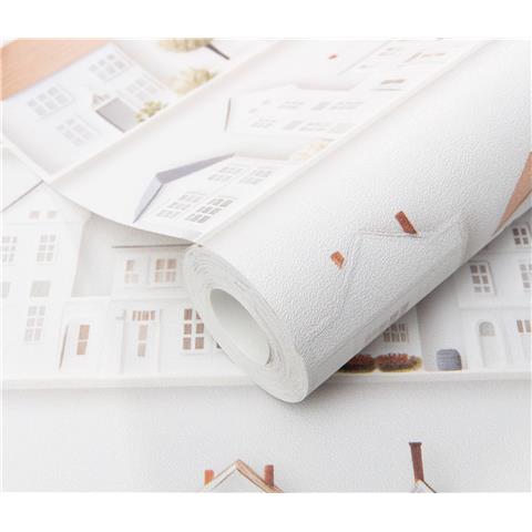 Erismann Wall Stories Little Town Wallpaper 10491-01