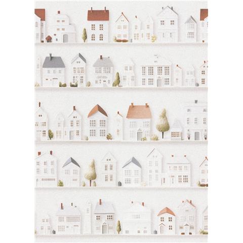 Erismann Wall Stories Little Town Wallpaper 10491-01