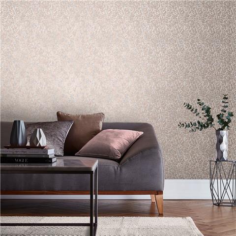 GRAHAM AND BROWN Floriculture WALLPAPER Collection Botany 105116 Rose gold
