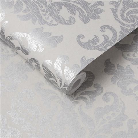 GRAHAM AND BROWN ESTABLISHED WALLPAPER COLLECTION Antique 105449 Gris