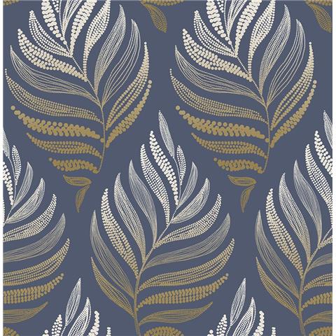 GRAHAM AND BROWN Floriculture WALLPAPER Collection Botanica 105454 Midnight