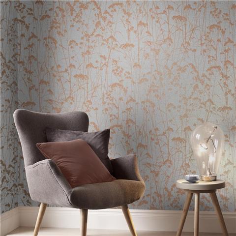 GRAHAM AND BROWN Silhouette WALLPAPER COLLECTION Grace 105457 Cloud