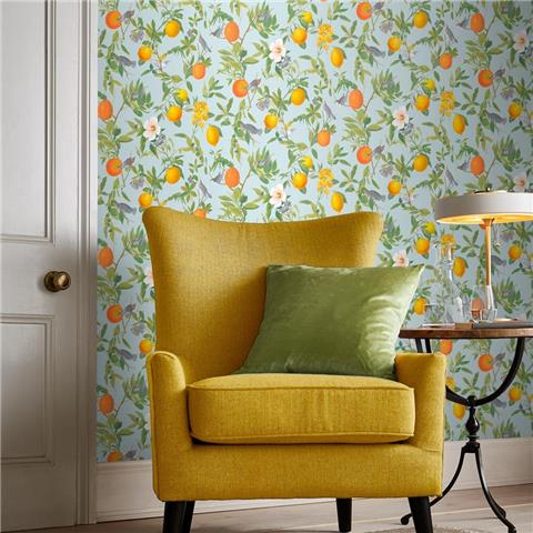 Graham and Brown Curiosity Wallpaper Collection Amalfi 105640 Cielo