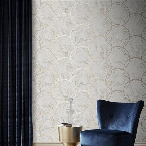 GRAHAM AND BROWN Balance WALLPAPER COLLECTION Aqueous 105755 Taupe
