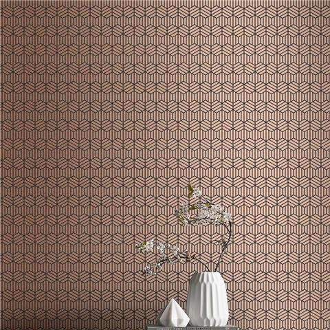 GRAHAM AND BROWN Balance WALLPAPER COLLECTION Echo 105776 Rose Gold