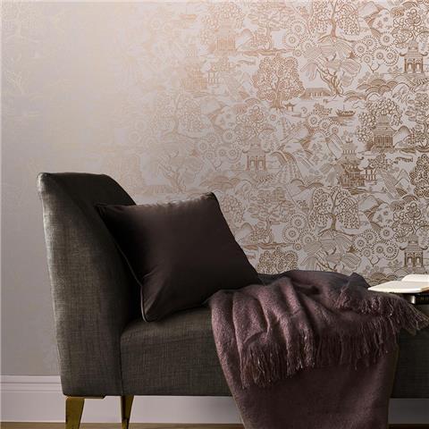 GRAHAM AND BROWN Imperial WALLPAPER COLLECTION Basuto 105930 Pink