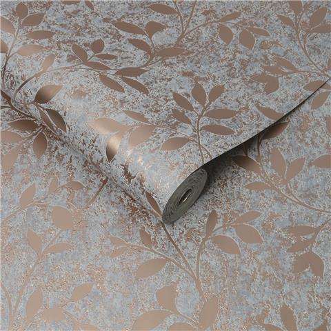 Super Fresco Milan Trail Textured Wallpaper 106402 Rose Gold