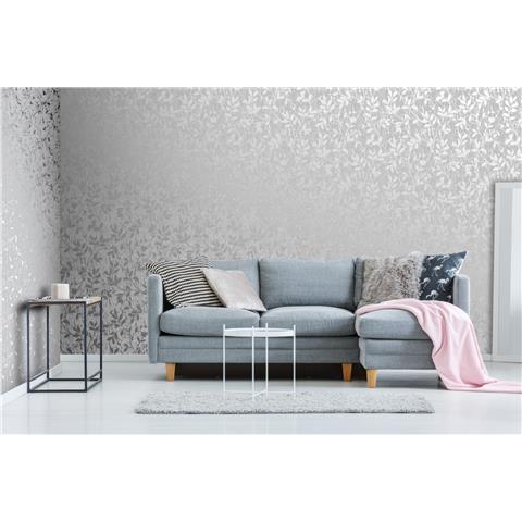 Super Fresco Milan Trail Textured Wallpaper 106404 Silver