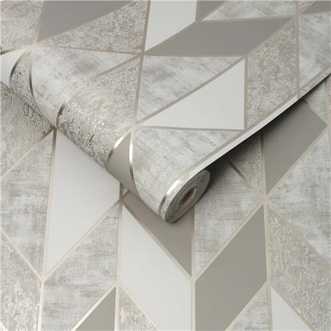 Super Fresco Milan Geo Textured Wallpaper 106406 taupe