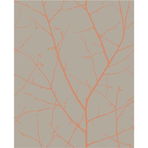 GRAHAM AND BROWN Silhouette WALLPAPER COLLECTION Boreas 107584 Natural