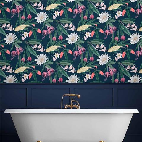 GRAHAM AND BROWN Explorer WALLPAPER COLLECTION Paradise 107601 Midnight