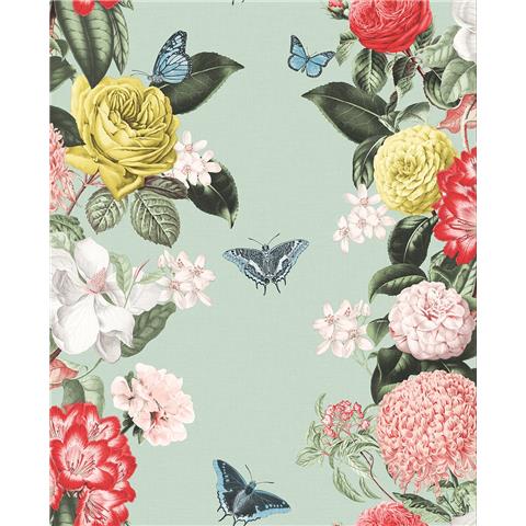 Graham and Brown Curiosity Wallpaper Collection Bloomsbury 107747 Neo Mint