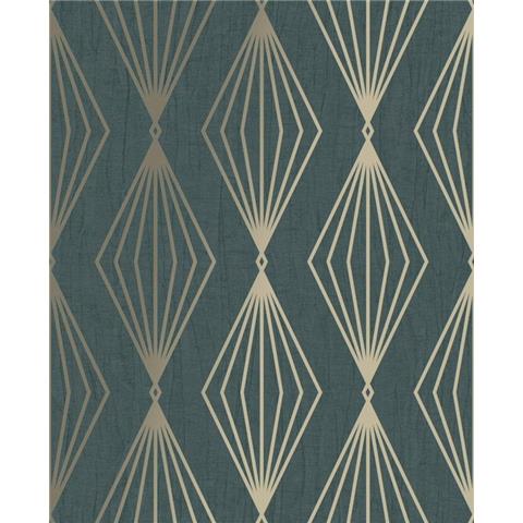 Graham and Brown Jewel Wallpaper Marquise Geo 111313 Emerald