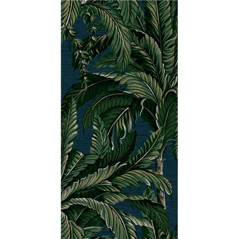 GRAHAM AND BROWN Explorer WALLPAPER COLLECTION Daintree Palm 112017 Midnight