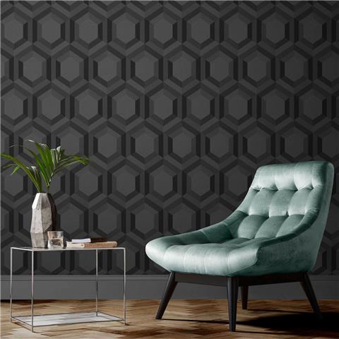 GRAHAM AND BROWN Oblique WALLPAPER COLLECTION Thales 112202 Vector