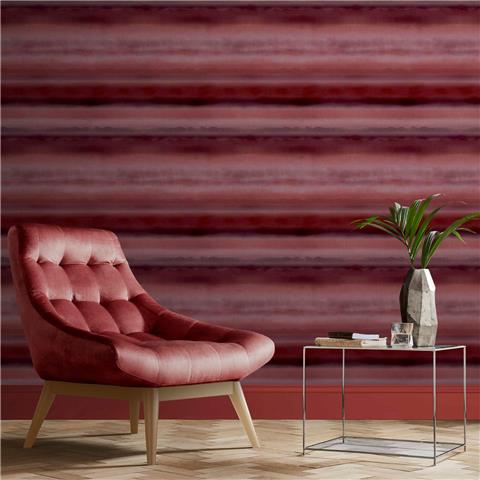 GRAHAM AND BROWN Floriculture WALLPAPER COLLECTION Horizon 112275 Ruby