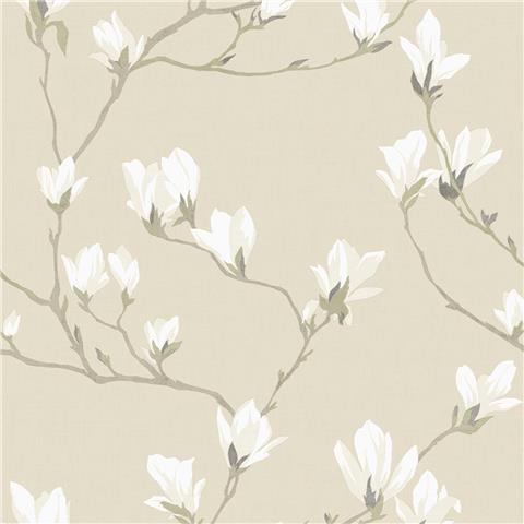 Laura Ashley Wallpaper Magnolia Grove 113353 natural