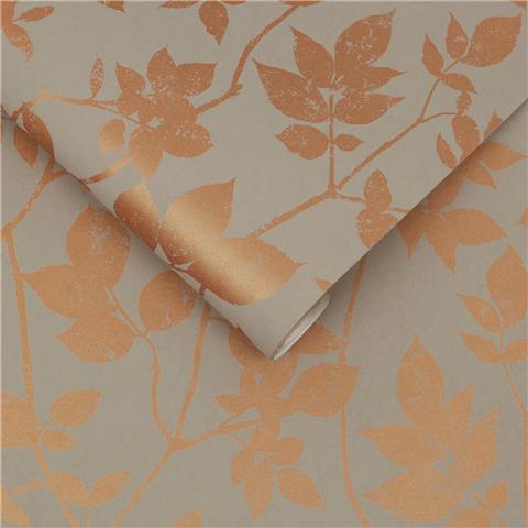 GRAHAM AND BROWN Silhouette WALLPAPER COLLECTION Luna 113946 Natural