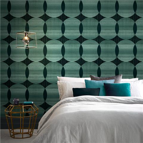 GRAHAM AND BROWN Oblique WALLPAPER COLLECTION Tromonto 113953 Ink