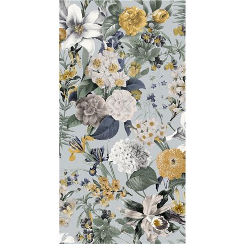 GRAHAM AND BROWN Explorer WALLPAPER COLLECTION Glasshouse Floral 113964 Sky