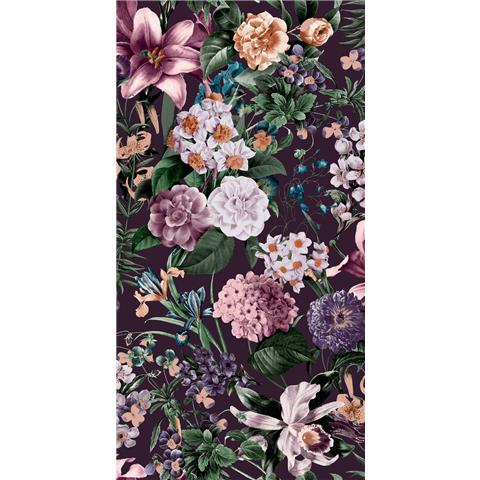 GRAHAM AND BROWN Explorer WALLPAPER COLLECTION Glasshouse Floral 113965 Amethyst