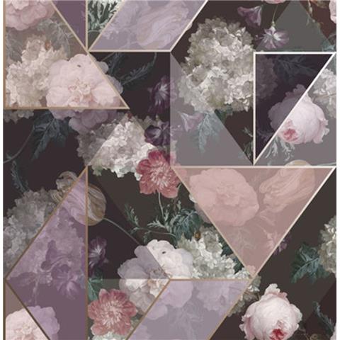 Super Fresco Easy wallpaper Medley Fig Floral 117737 Purple