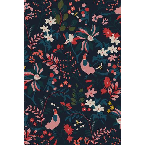 Joules Field Edge Floral Wallpaper 118568