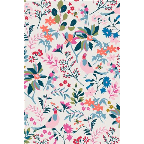 Joules Field Edge Floral Wallpaper 118569