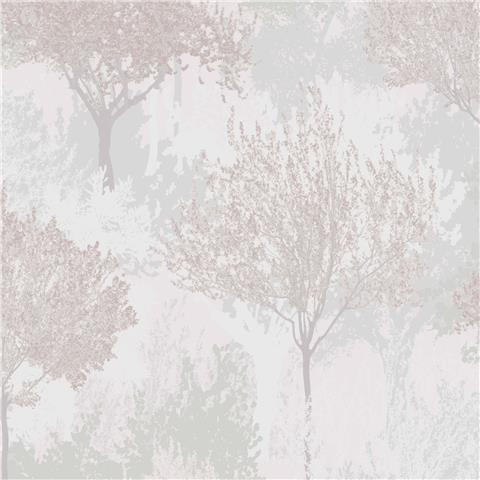 Super Fresco Easy Zen Birch Wallpaper 118714 Mauve