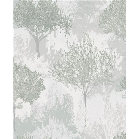 Super Fresco Easy Zen Birch Wallpaper 119560 Sage