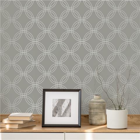Super Fresco Easy Zen Serpentine Wallpaper 120140 Grey