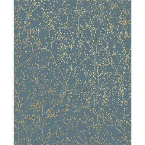 Clarissa Hulse Gypsophila Wallpaper 120384 Airforce Blue