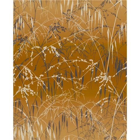 Clarissa Hulse Meadow Grass Wallpaper 120405 Ochre/Soft Gold
