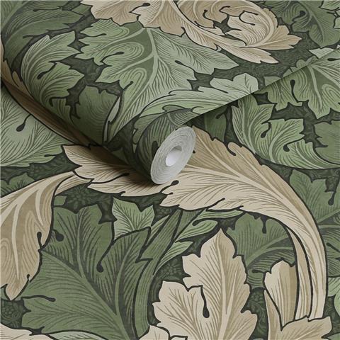 William Morris at Home Wallpaper Acanthus 124227 Green