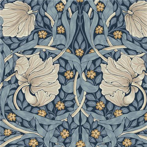 William Morris at Home Wallpaper Pimpernel 124241 Blue