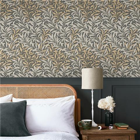 William Morris at Home Wallpaper Willow Boughs 124244 Charcoal