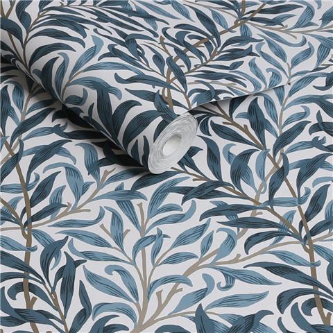 William Morris at Home Wallpaper Willow Boughs 124245 White/Blues