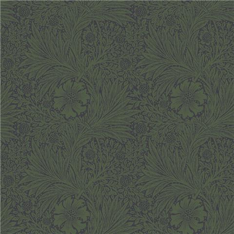 William Morris at Home Wallpaper Marigold Fibrous 124255 Green