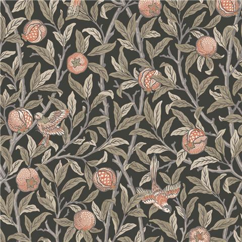 William Morris at Home Wallpaper Bird and Pomegranate 124258 Charcoal