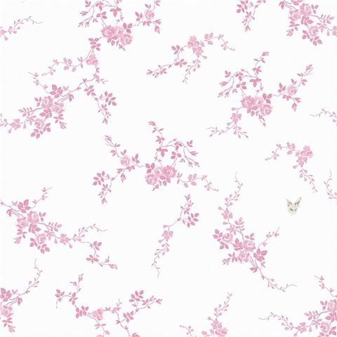 Rachel Ashwell Shabby Chic Wallpaper Butterflies 125107 Pink