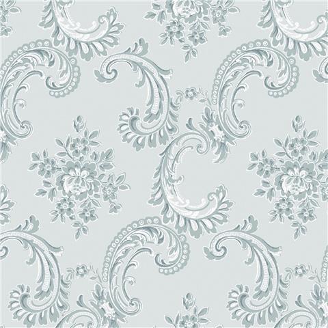 Rachel Ashwell Shabby Chic Wallpaper Boudoir Beauty 125114 Blue