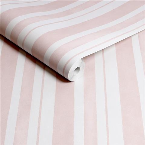 Rachel Ashwell Shabby Chic Wallpaper Watercolour Stripe 125116 Pink
