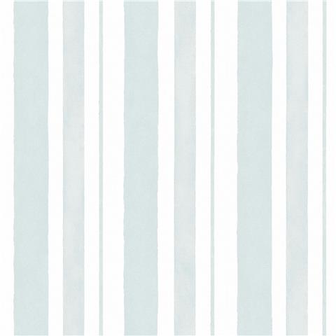 Rachel Ashwell Shabby Chic Wallpaper Watercolour Stripe 125117 Blue