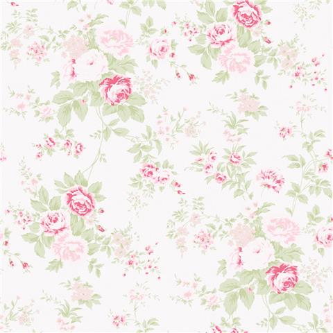 Rachel Ashwell Shabby Chic Wallpaper Wild Flower 125132 Pink