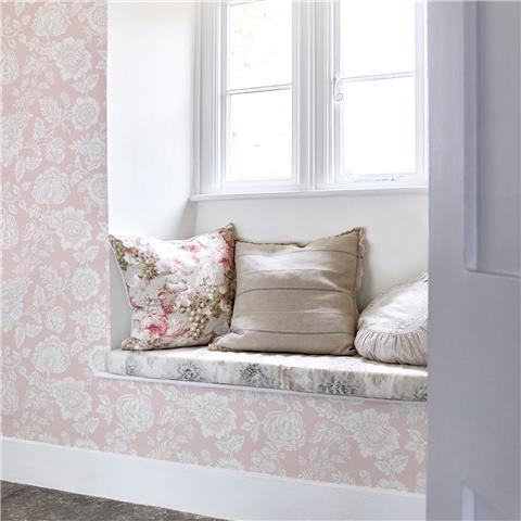 Rachel Ashwell Shabby Chic Wallpaper Stipple 125140 Pink