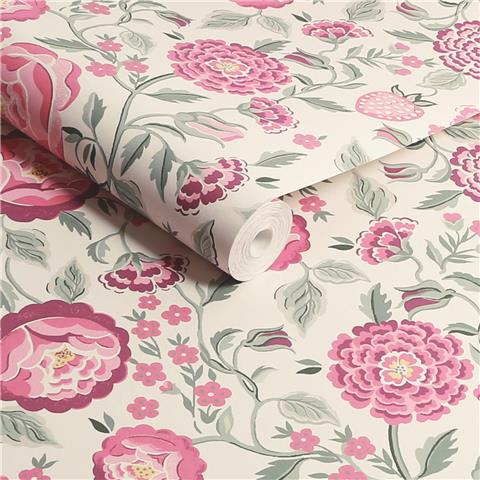 Cath Kidston Wallpaper Strawberry Garden 125499 Spring