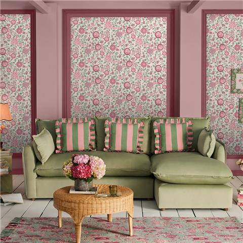 Cath Kidston Wallpaper Strawberry Garden 125499 Spring